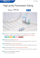 PISCO SFTN CATALOG STFN SERIES: HIGH PURITY FLUORORESIN TUBING IN NEW-PFA